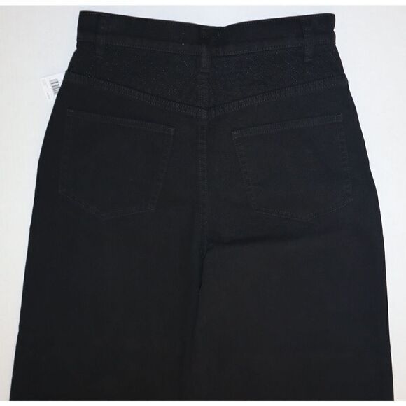 Joie B2294F09195 Women's Sz 2/XS Caviar Black Lierre Wide-Leg Cropped Pants $228 - Picture 9 of 15